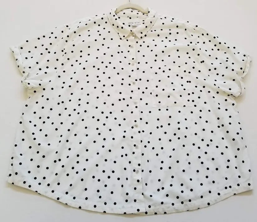 Polka Dot Shirt 4x